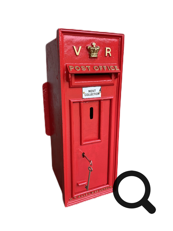 Rare, Wall Mounted Queen Victoria Letter Box
